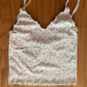 Brandy Melville Nicolette Ruffle Tank